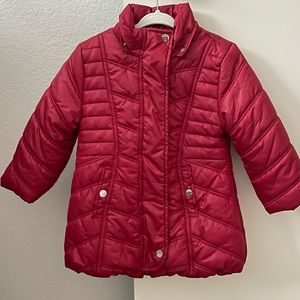 New Mayoral Red Puffer Coat size 2t. Only worn once.